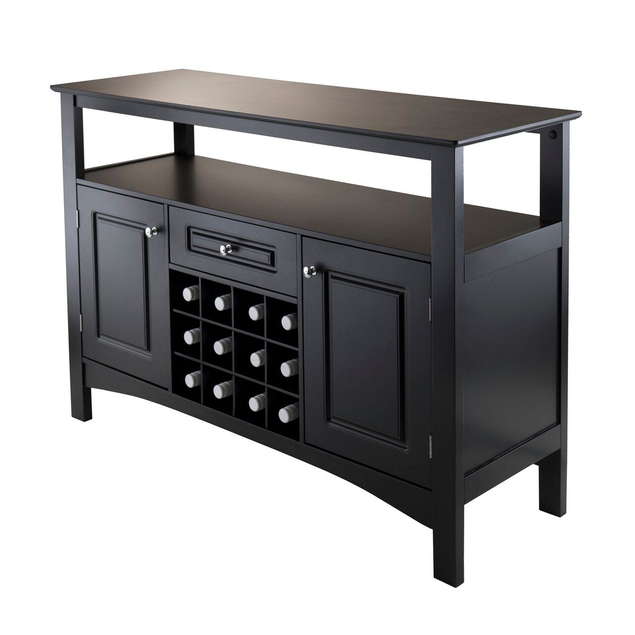 Black and silver buffet deals